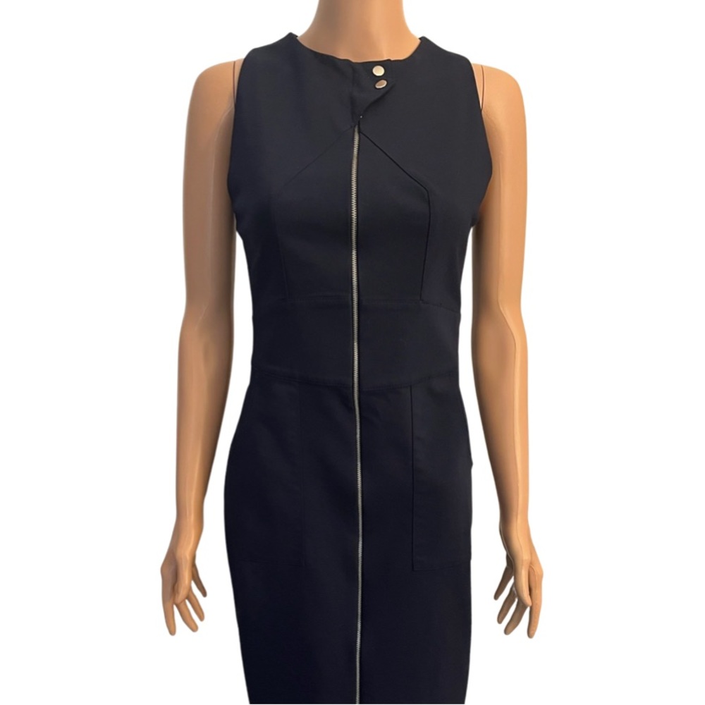 New York & Company navy blue dress.